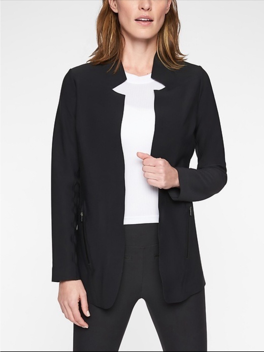 Athleta Interstellar Black EuroLuxe Travel Blazer
Jacket Size 2